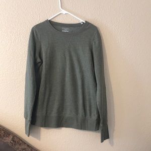 Military green sweatshirt